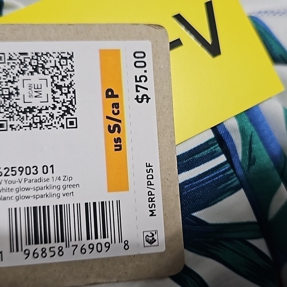 Puma‎ Floral Paradise 1/4 Zip Sweatshirt Golf Athleisure Tennis Size Small NWT - Picture 3 of 10